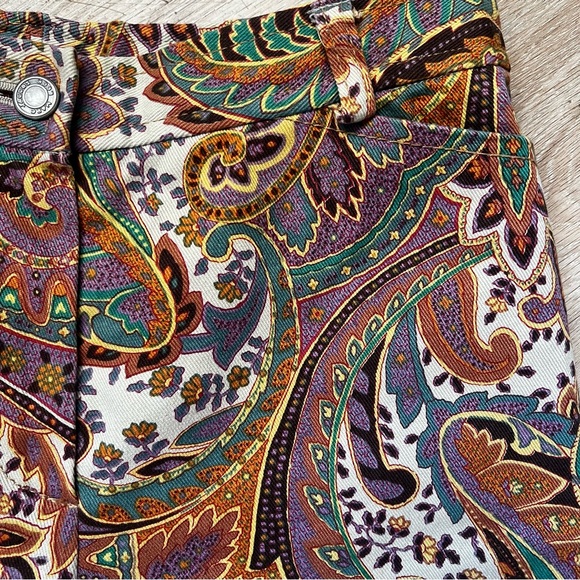 Vintage Y2K Marc Jacobs LOOK Boho Paisley High Rise Pants - Picture 3 of 11
